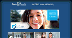 Desktop Screenshot of educacionmundial.com